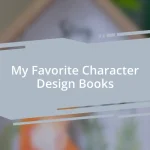 My Favorite Character Design Books