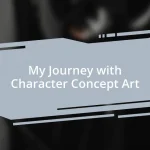 My Journey with Character Concept Art