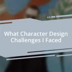 What Character Design Challenges I Faced