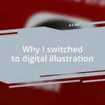Why I switched to digital illustration